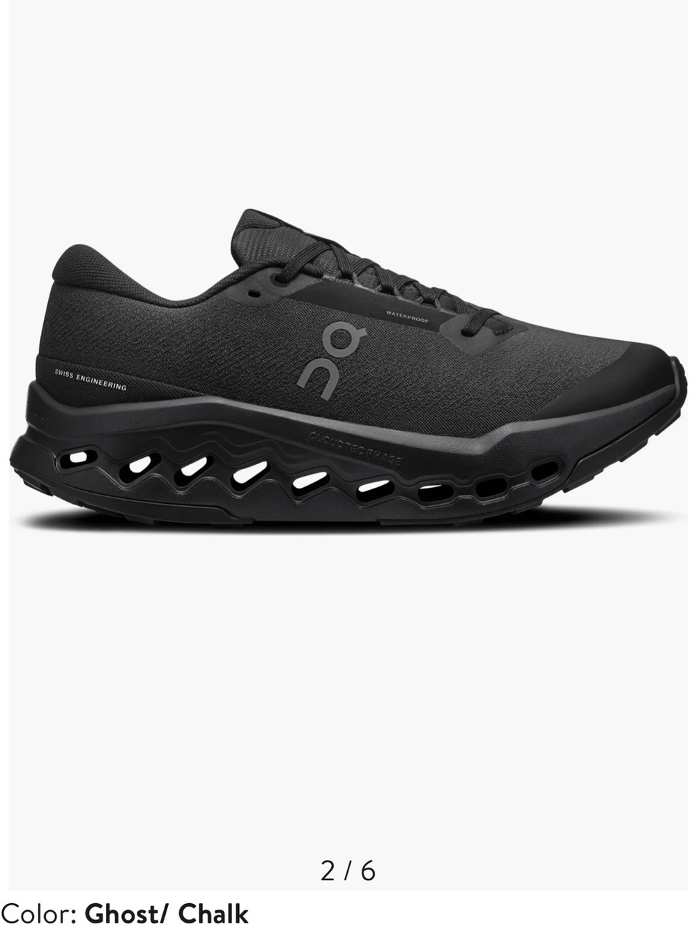 On Cloudsurfer Trail 2 Waterproof
Trail Running Shoe men 12 gently Ghost /Chalk - Picture 2 of 16